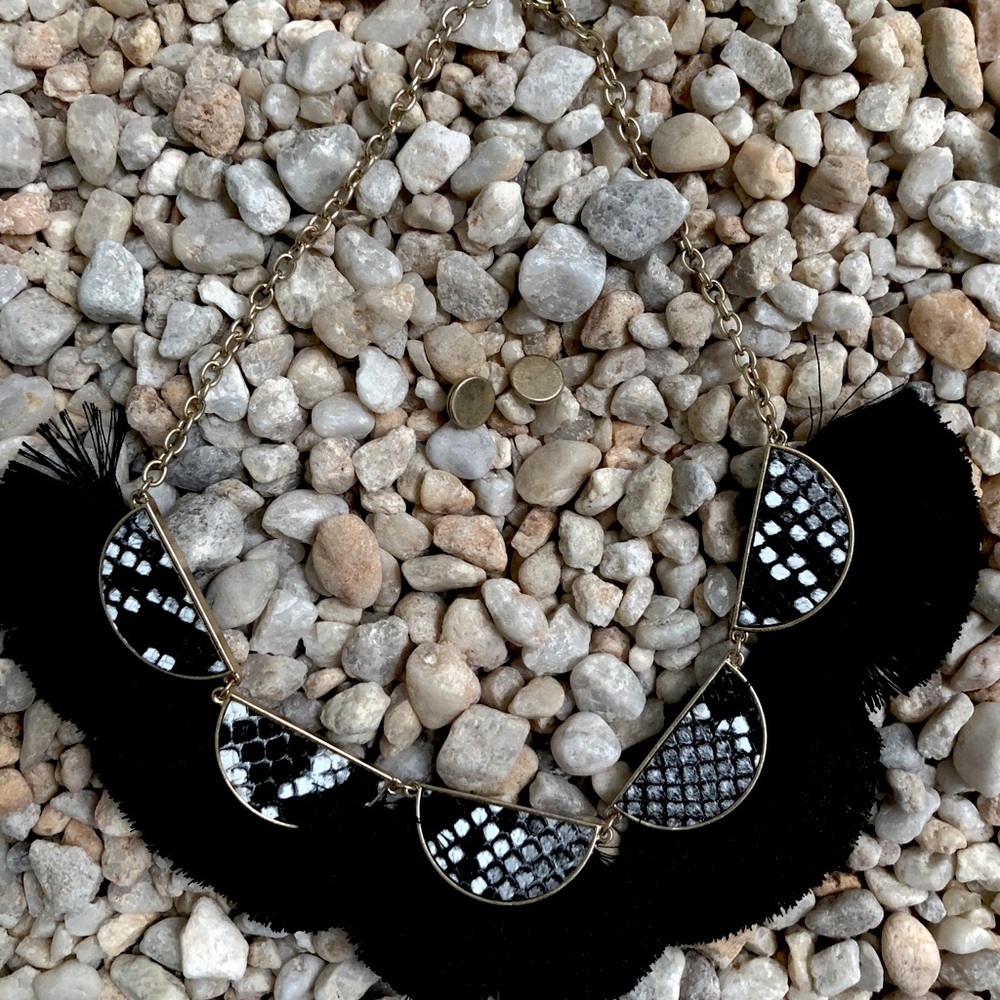 Fabric Earring and necklace set